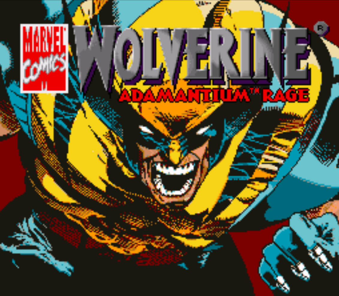 Wolverine Adamantium Rage Title Screen
